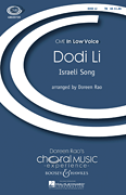cover Dodi Li TB choral sheet music cover